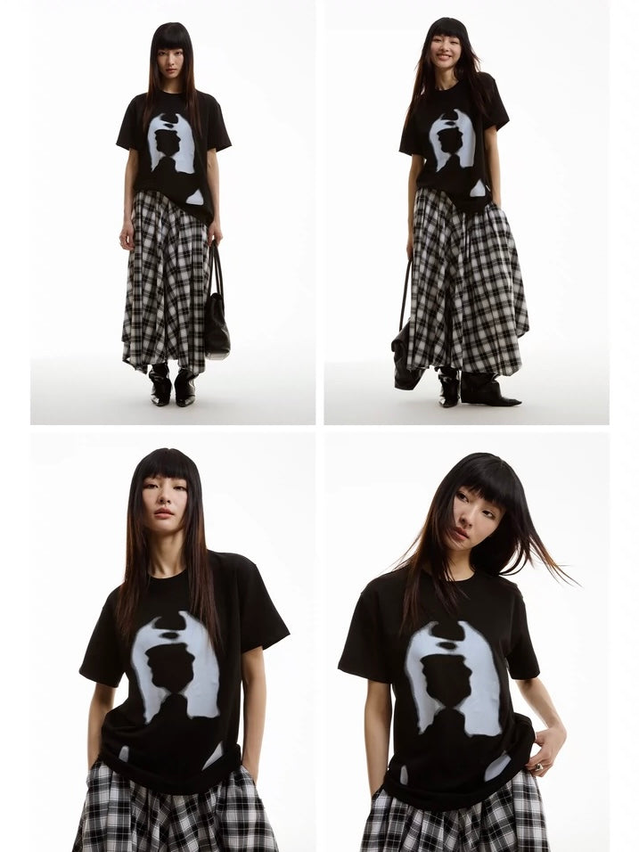 BLURRED PORTRAIT TEE