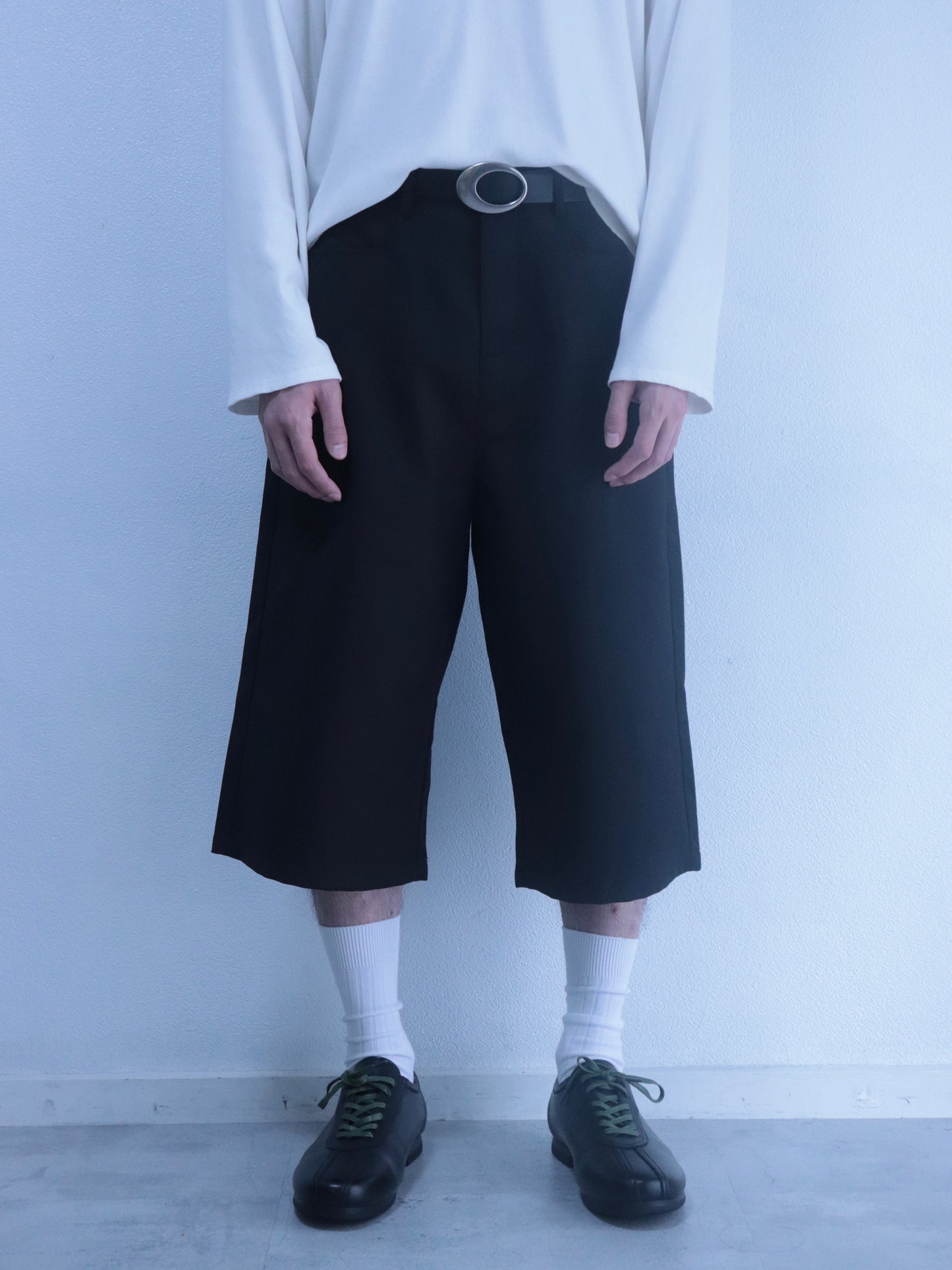 Cropped Wide Shorts