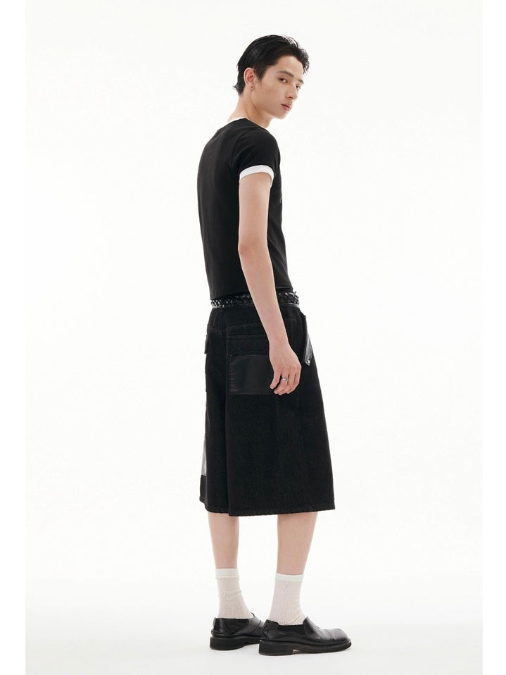 RAW PATCH DENIM