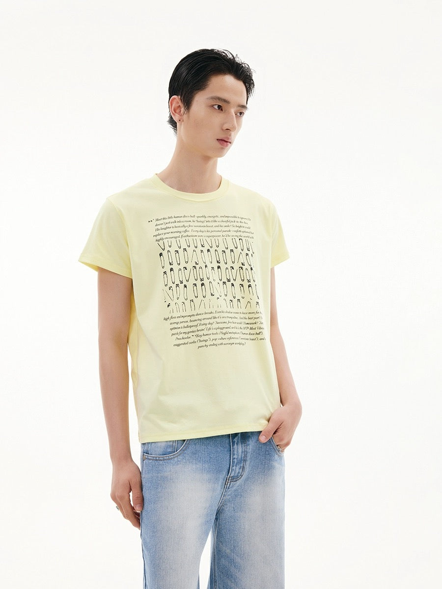 Pinned Washed Tee