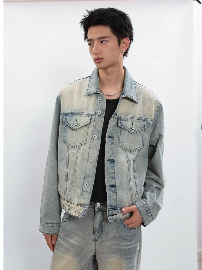 VINTAGE WASH DENIM JACKET