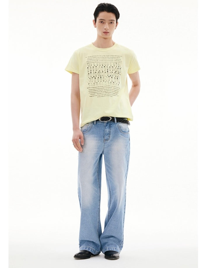 Pinned Washed Tee
