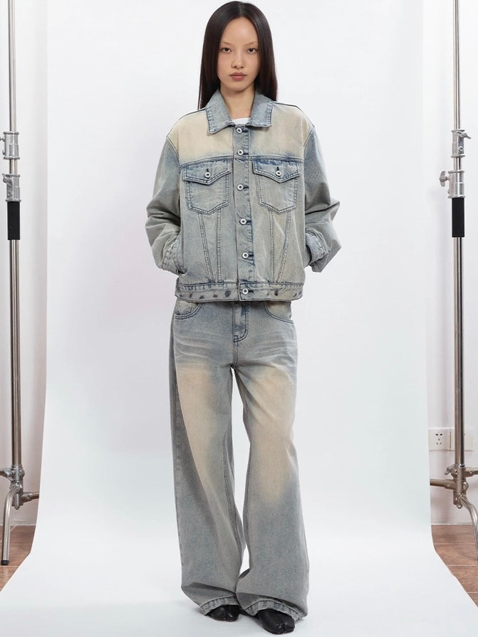 VINTAGE WASH DENIM JACKET