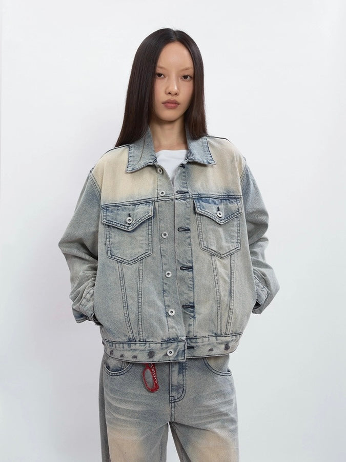 VINTAGE WASH DENIM JACKET