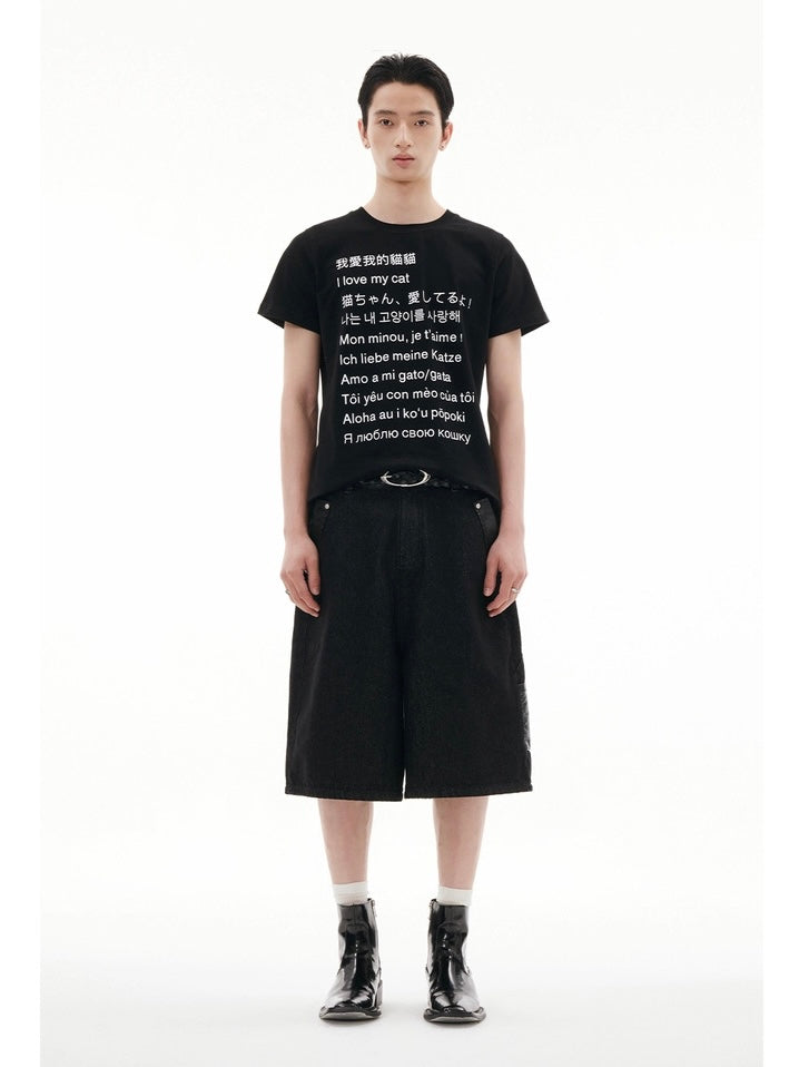 RAW PATCH DENIM