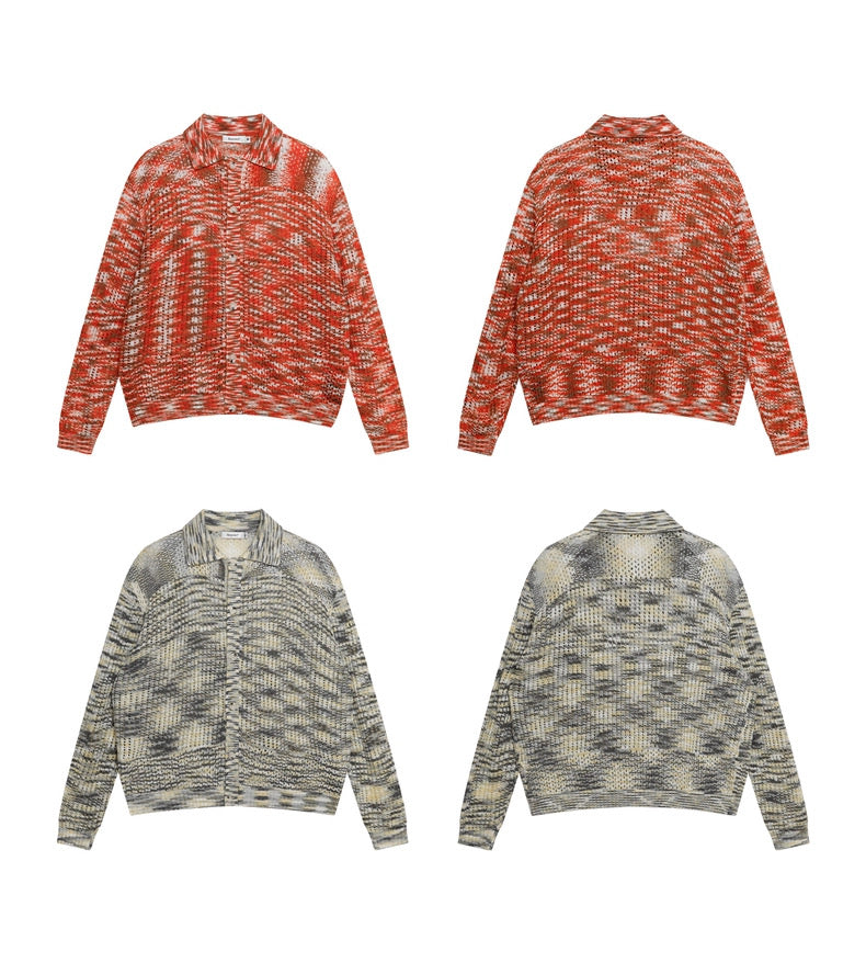 COLOR KNIT SHIRT