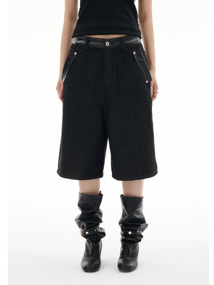 RAW PATCH DENIM