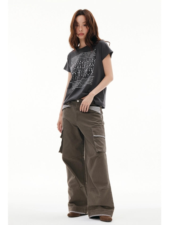 Pinned Washed Tee