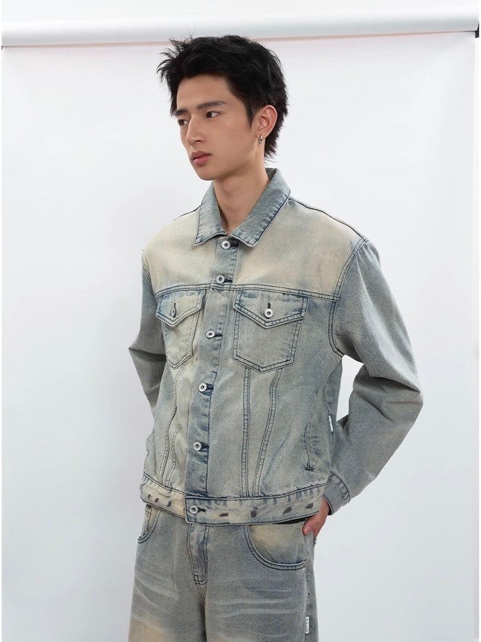 VINTAGE WASH DENIM JACKET
