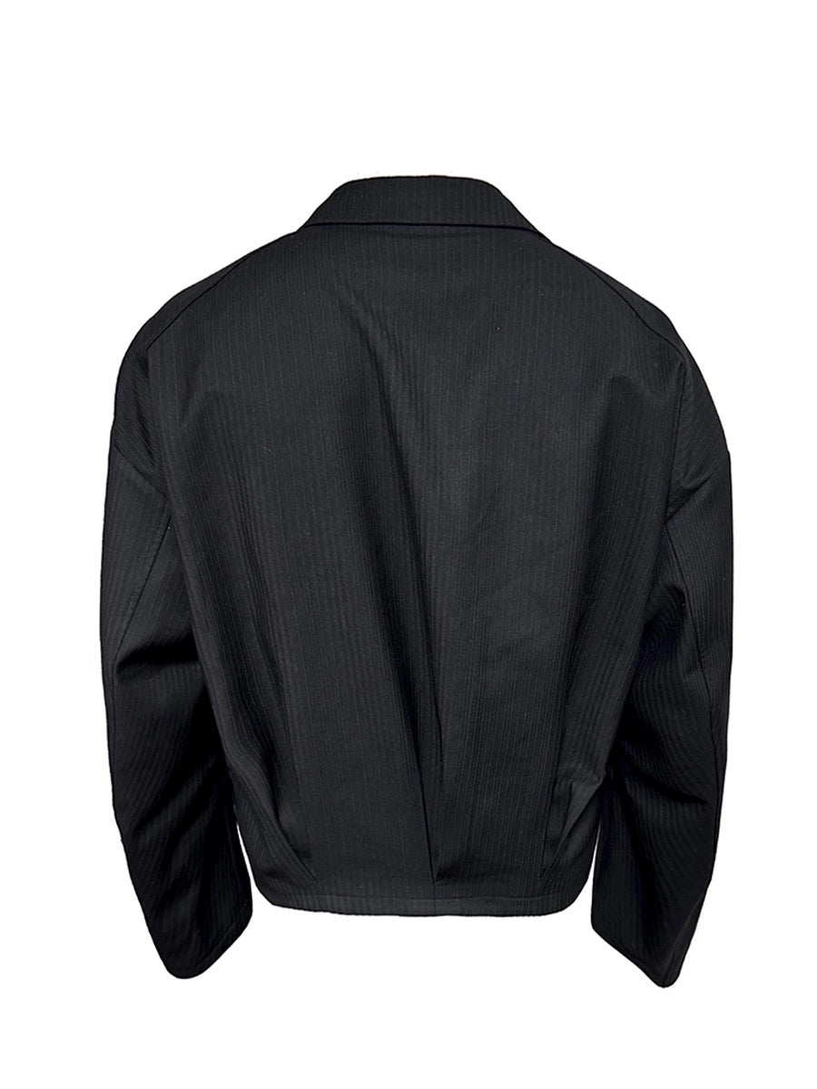 STRIPED SUIT JACKET