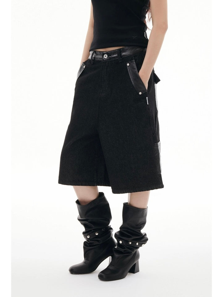 RAW PATCH DENIM