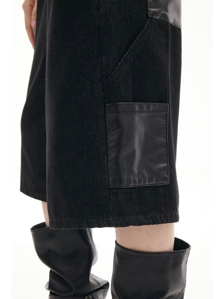 RAW PATCH DENIM