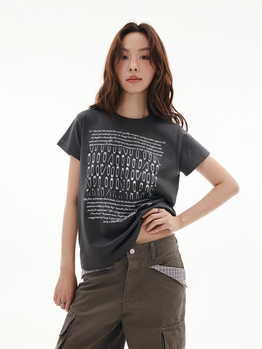 Pinned Washed Tee