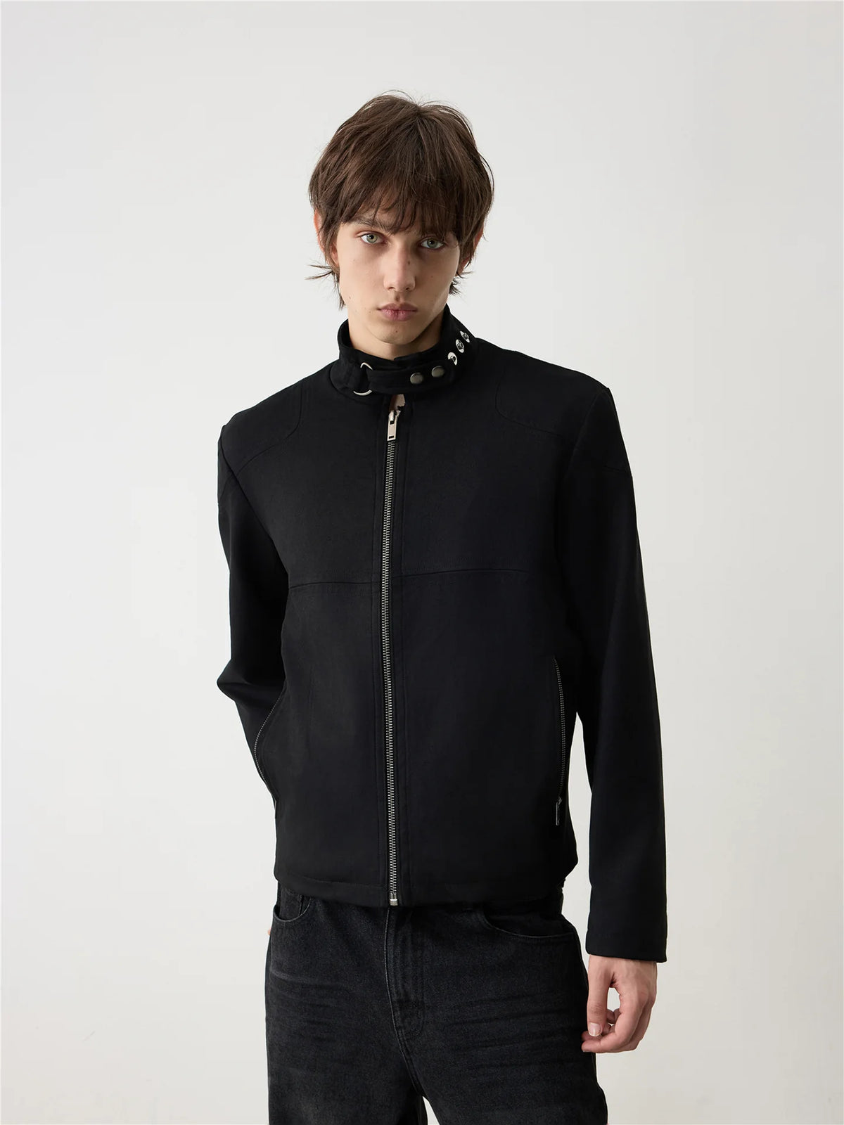 DECONSTRUCTED SUEDE JACKET