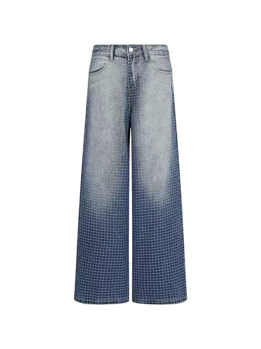 PLAID JEANS