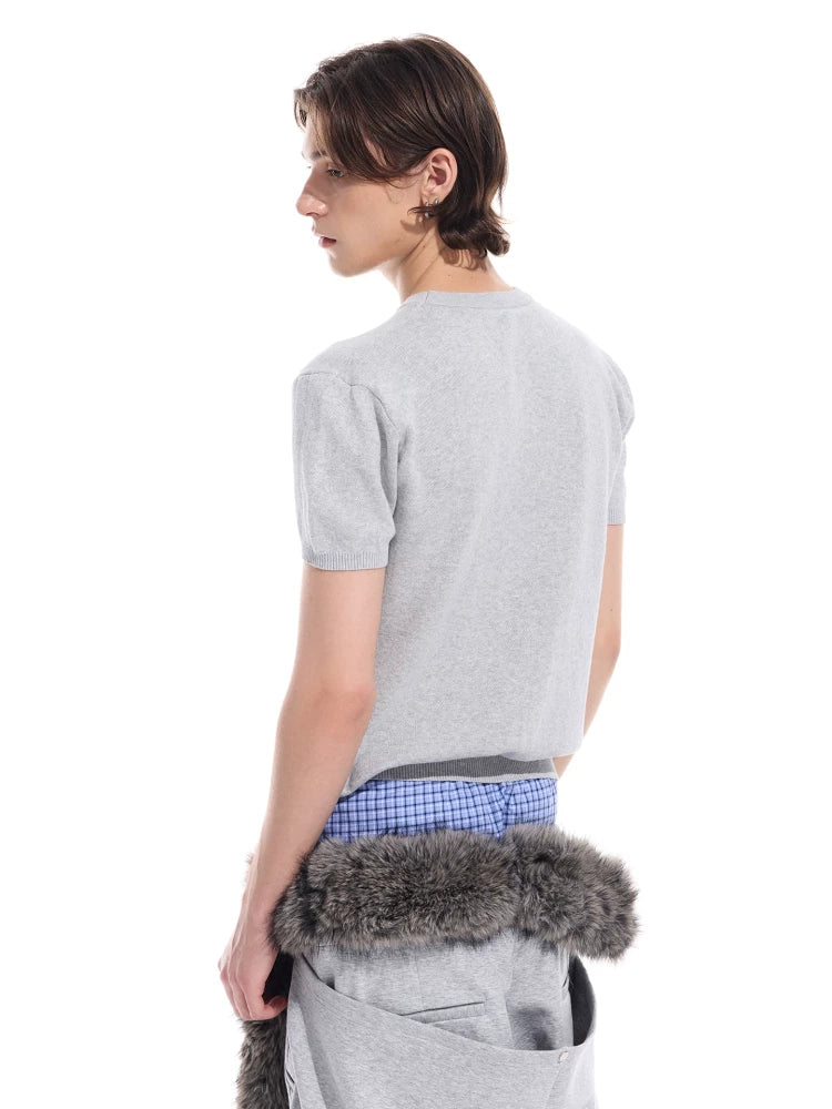 JACQUARD T-SHIRT
