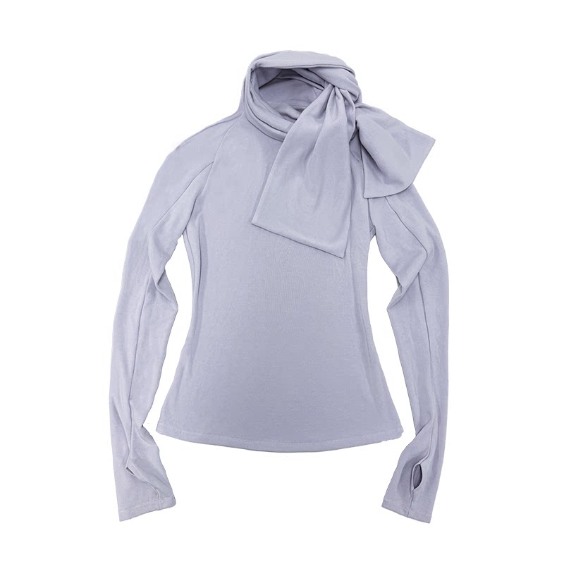 HOODED HALF-FINGER COTTON TOP