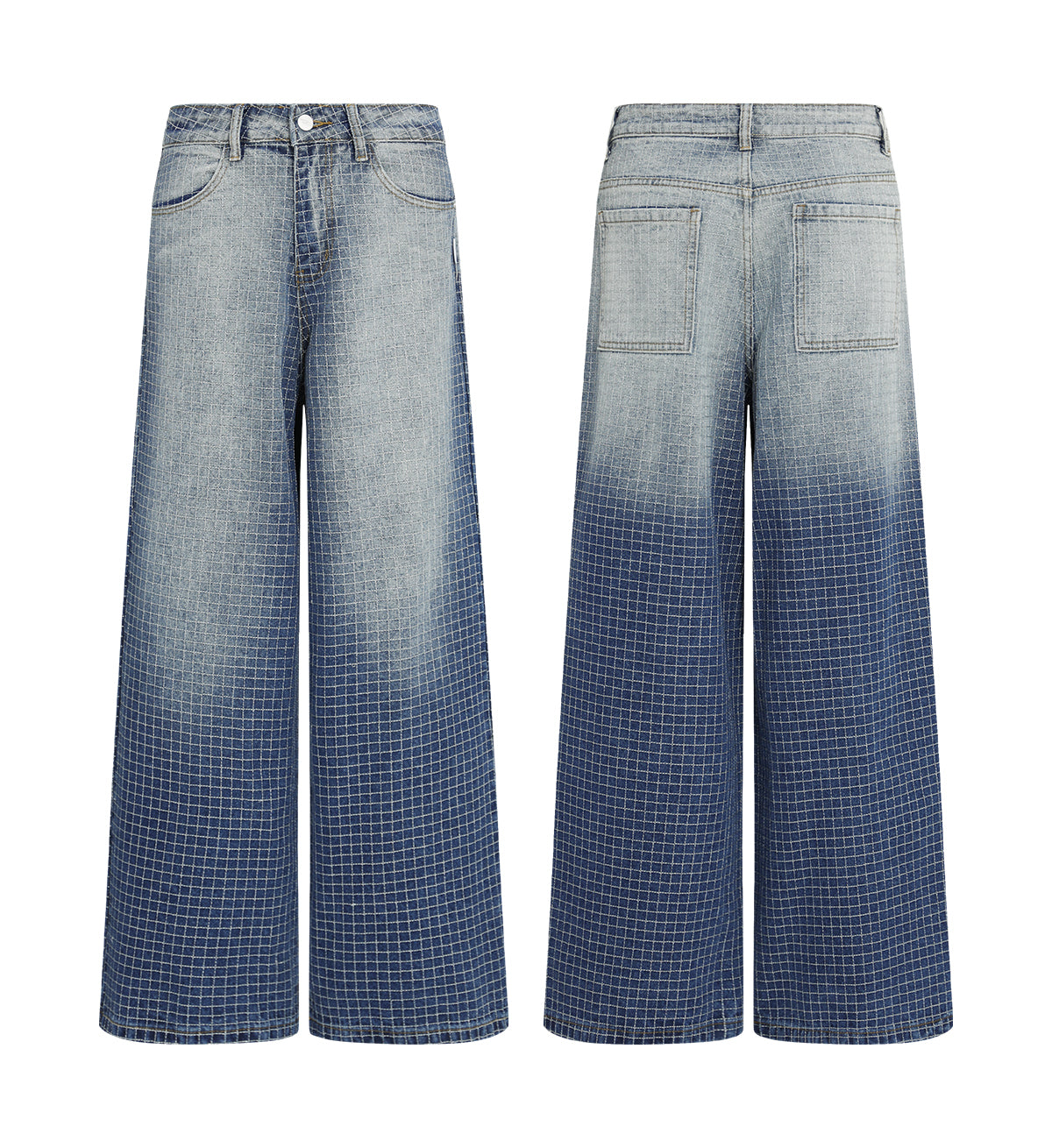 PLAID JEANS