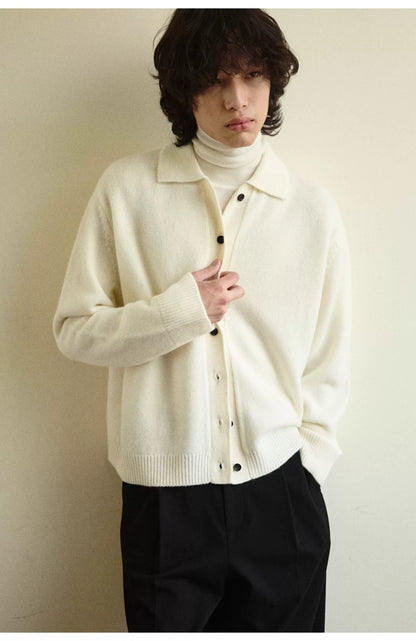 MERINO WOOL CASHMERE BLEND SWEATER