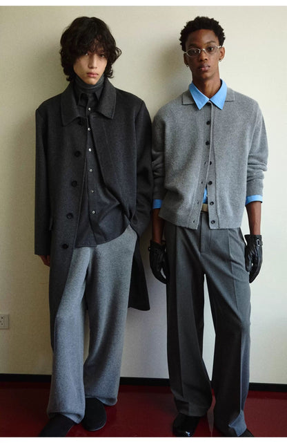 MERINO WOOL CASHMERE BLEND SWEATER