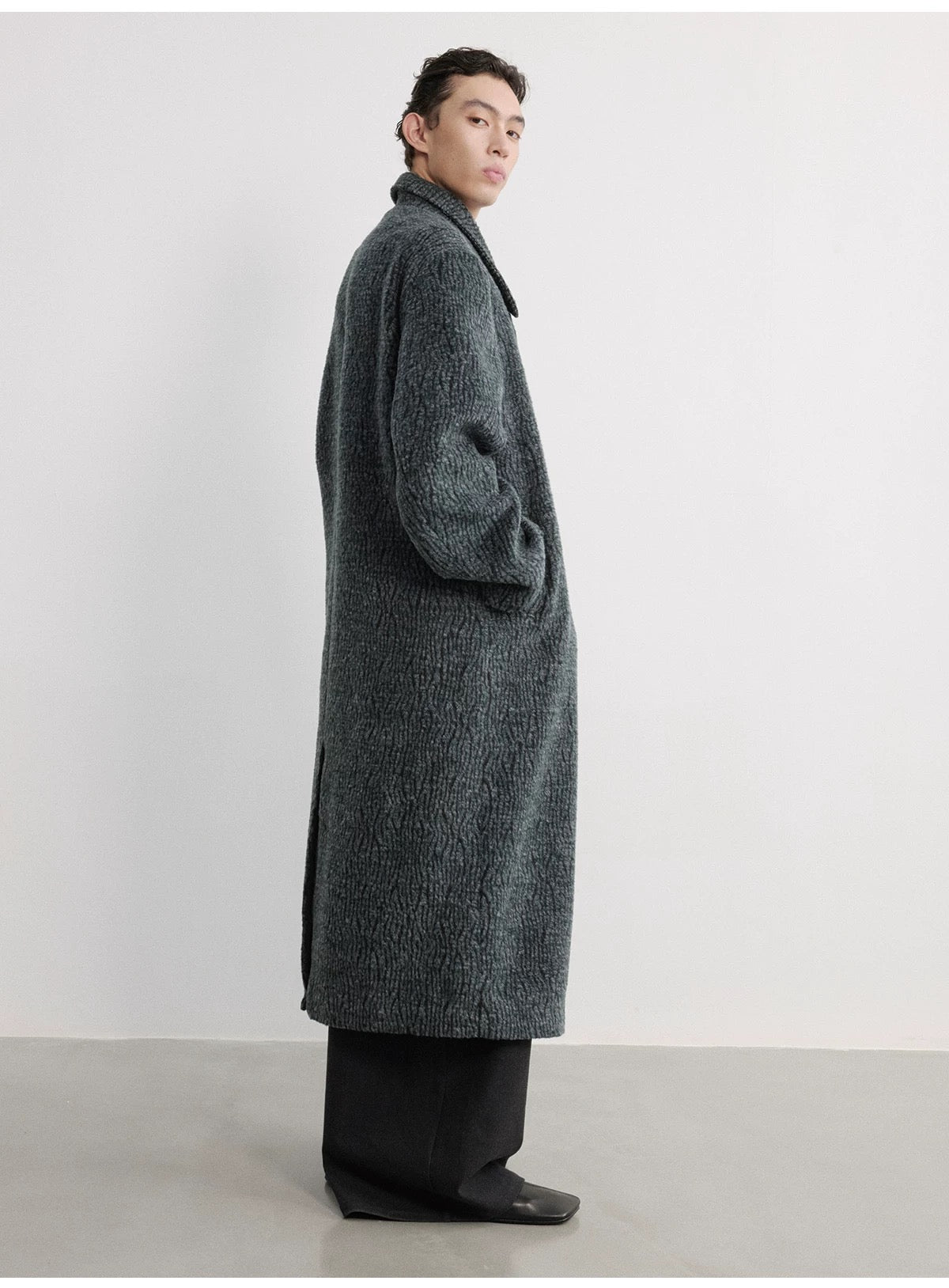 DOUBLE-FACED WOOL COAT