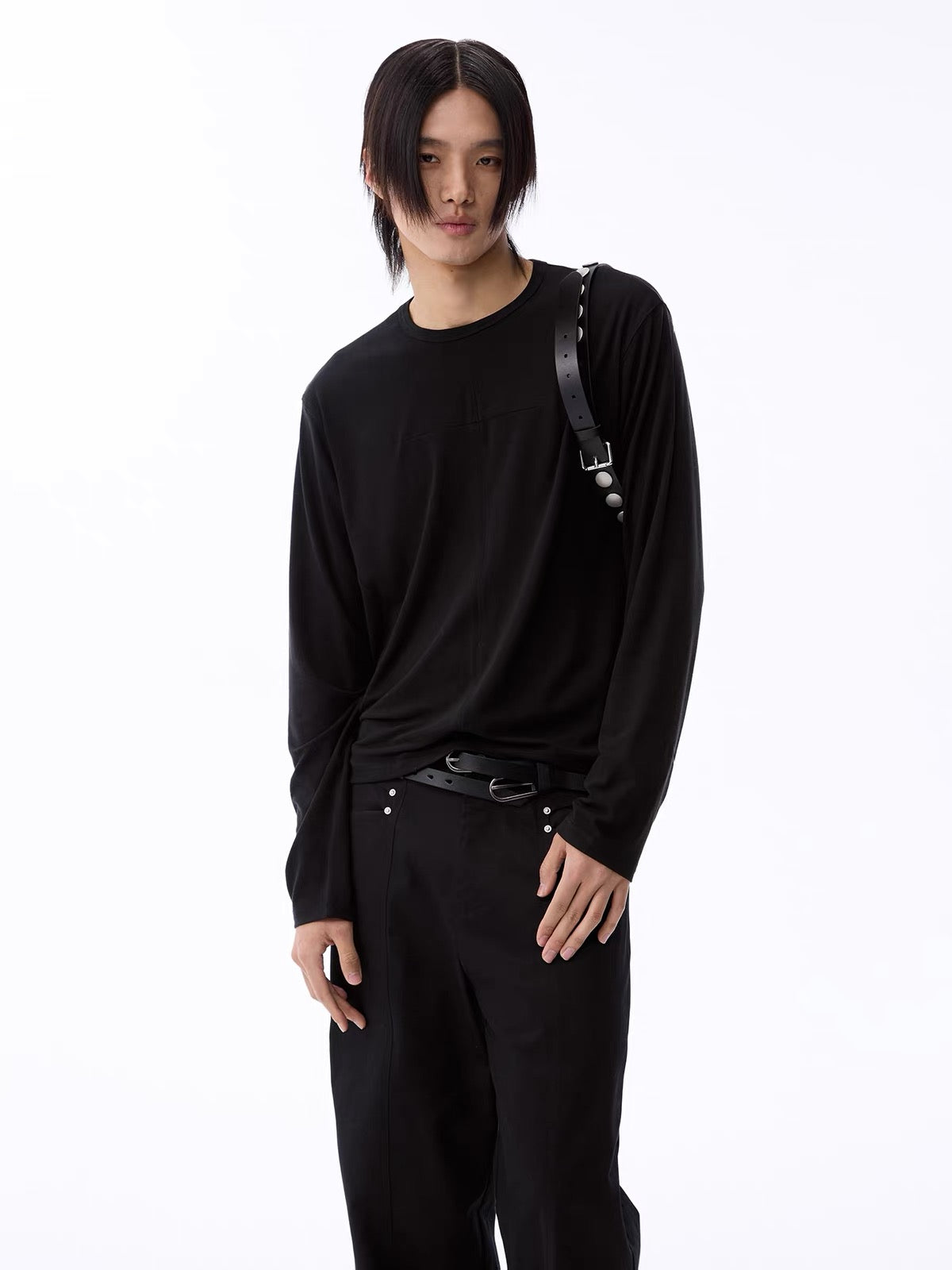 LAYERED COMFORT LONG-SLEEVE TEE