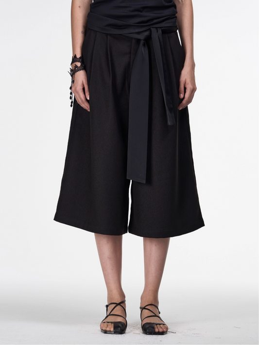 SATIN PLEAT CULOTTES