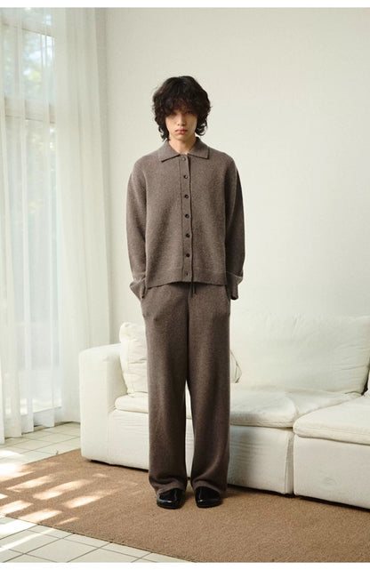 MERINO WOOL CASHMERE BLEND SWEATER