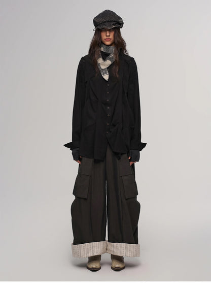 HALF-FINGER KNIT GLOVES