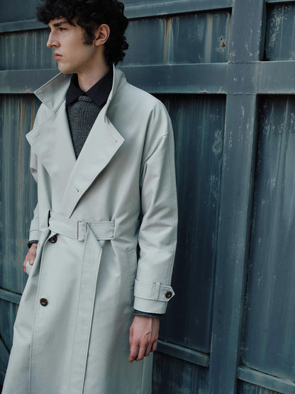 ADJUSTABLE BELT TRENCH COAT