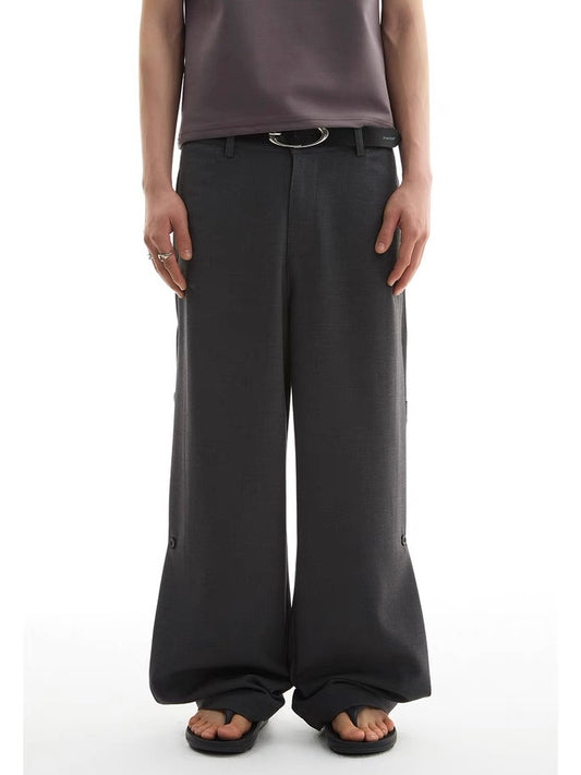 PLEATED TROUSERS