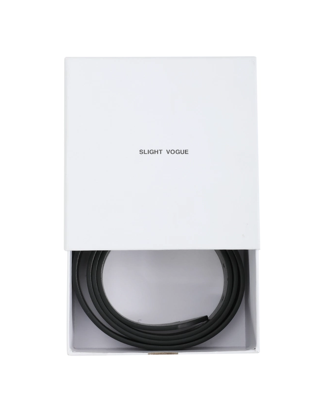 ANTIQUE SILVER ARC BUCKLE BELT