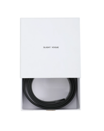 ANTIQUE SILVER ARC BUCKLE BELT