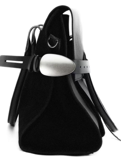 ANTIQUE SILVER ARC BUCKLE BELT