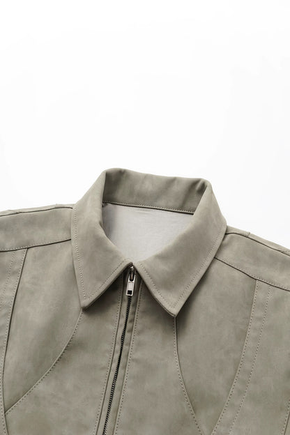 3D MACHETE LEATHER JACKET