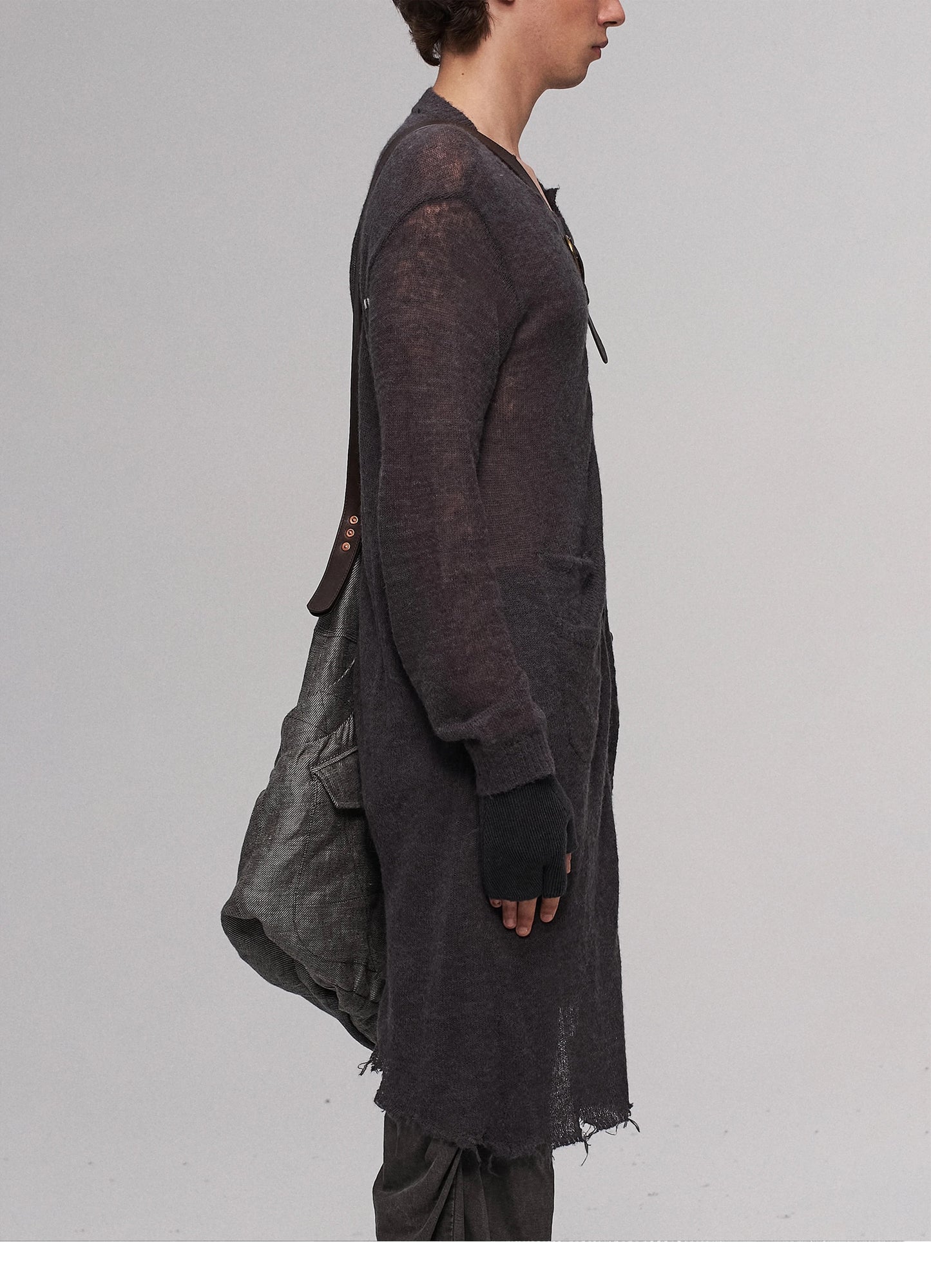 HALF-FINGER KNIT GLOVES