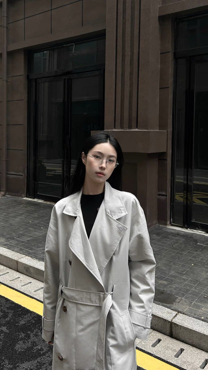 ADJUSTABLE BELT TRENCH COAT