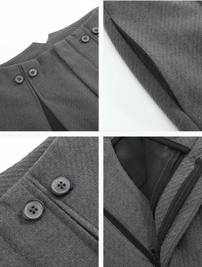 STRAIGHT LEG SUIT PANTS