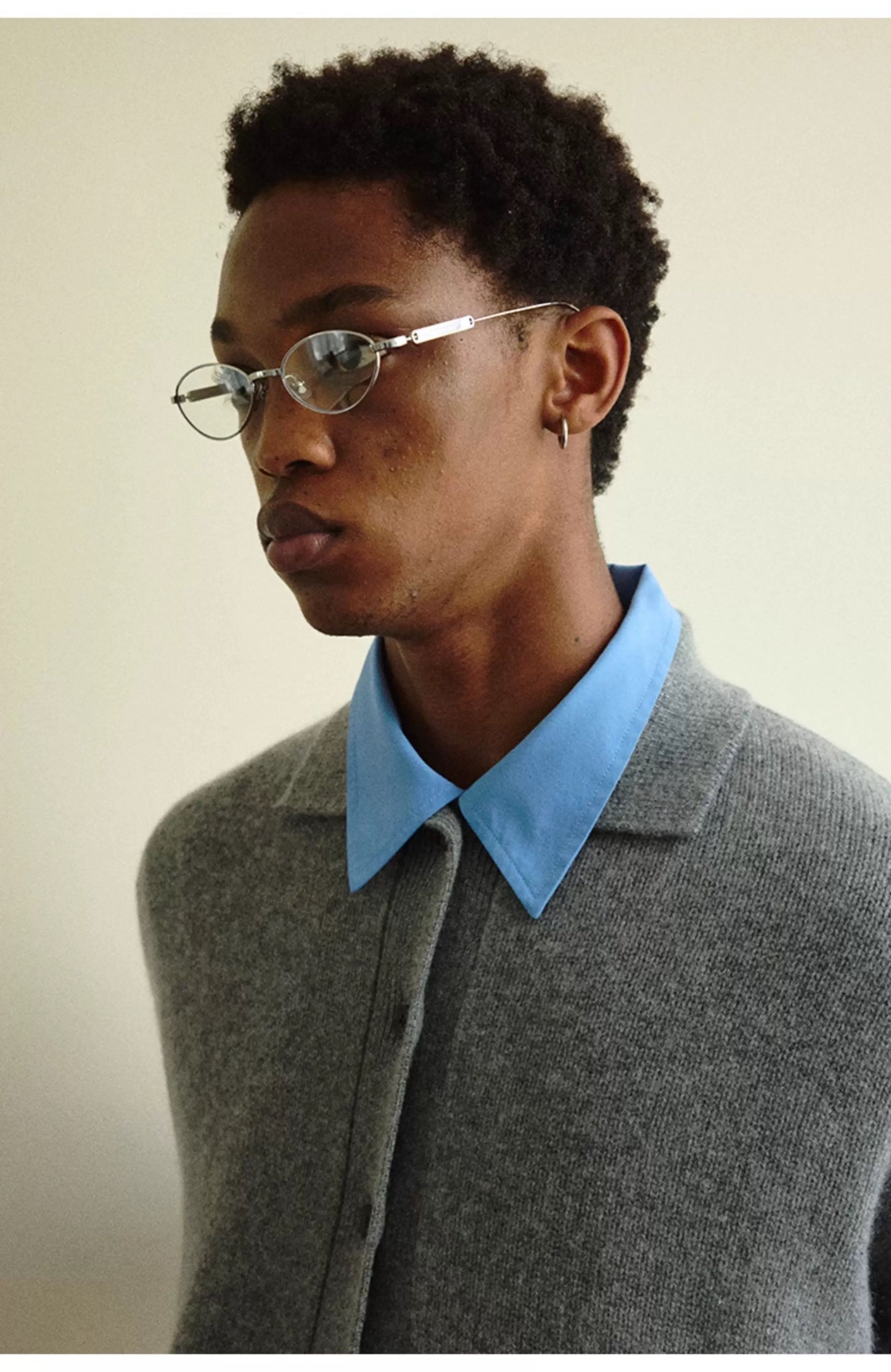 MERINO WOOL CASHMERE BLEND SWEATER