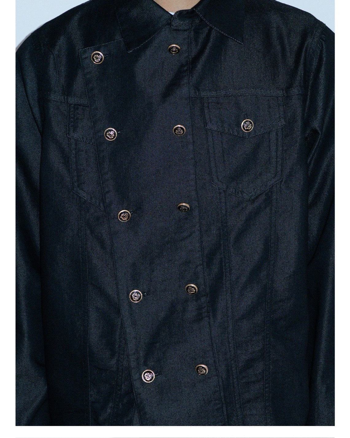 DENIM CHIVALRY SHIRT JACKET