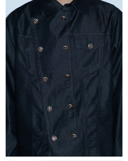 DENIM CHIVALRY SHIRT JACKET