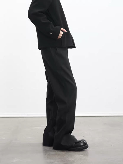 FLARED TWO-TONE DRESS PANTS