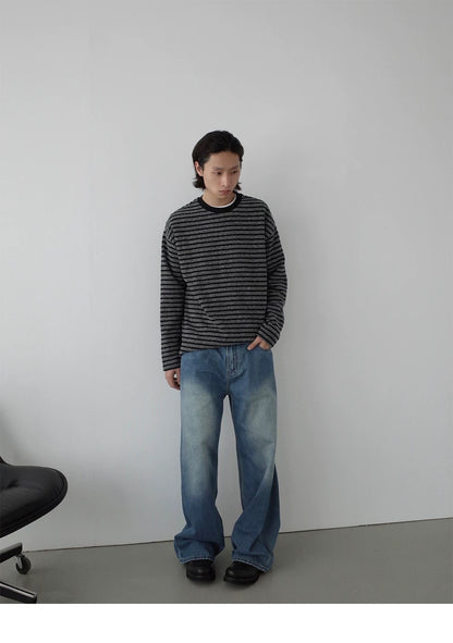 VINTAGE STRIPED RELAXED T-SHIRT