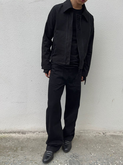 SLANT ZIP SHORT JACKET