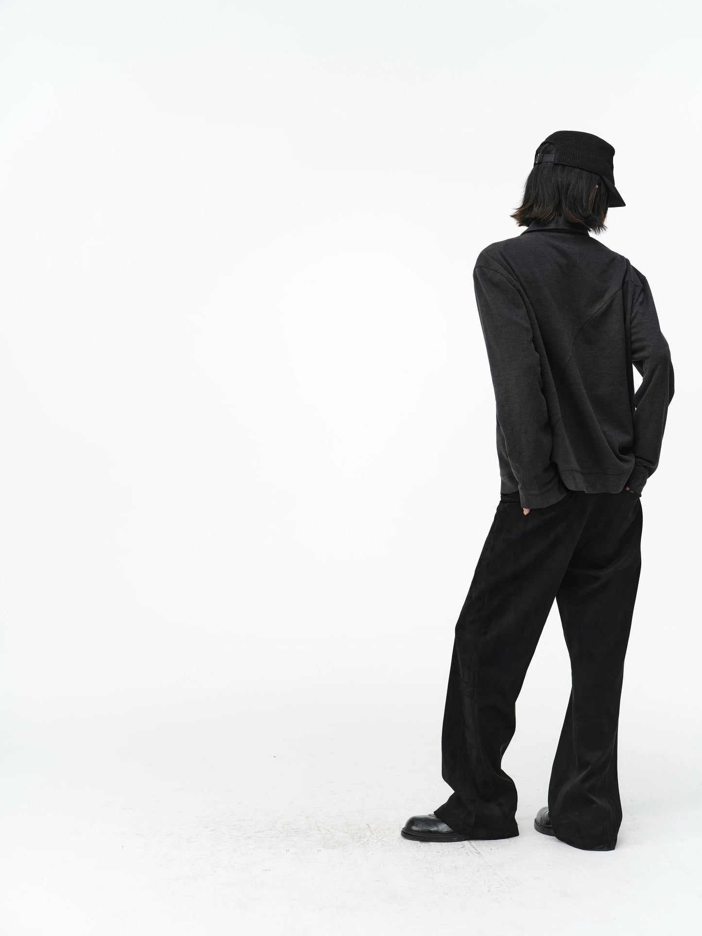 SILK WOOL CARDIGAN SHIRT