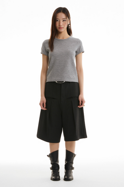 BOXY CROP TEE