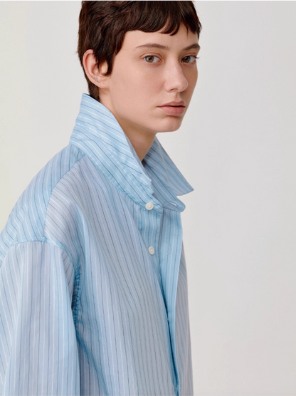 STRIPED RELAX SHIRT