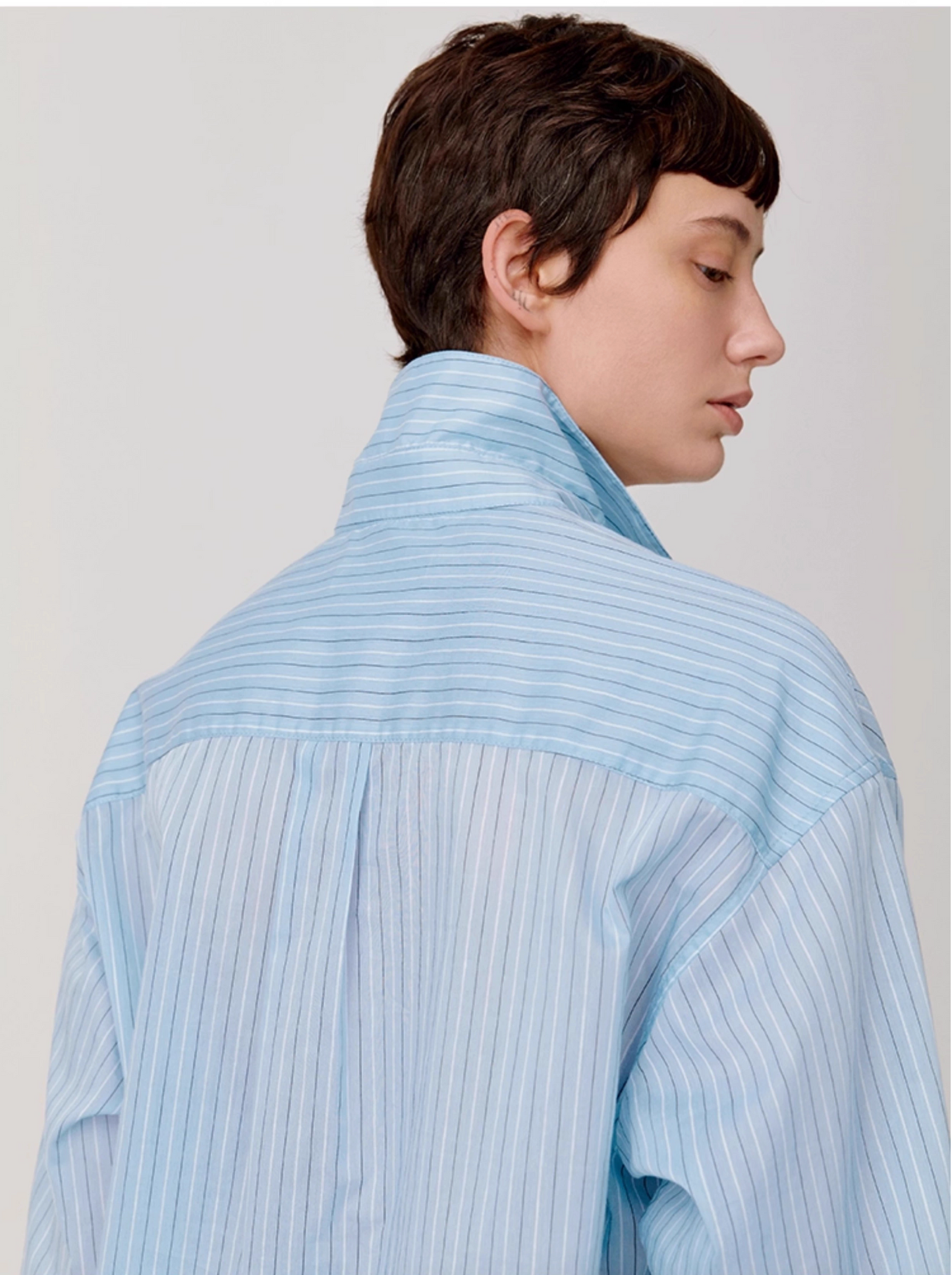STRIPED RELAX SHIRT
