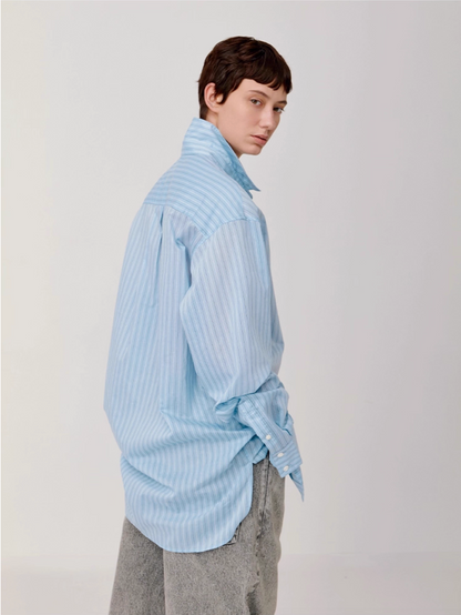 STRIPED RELAX SHIRT