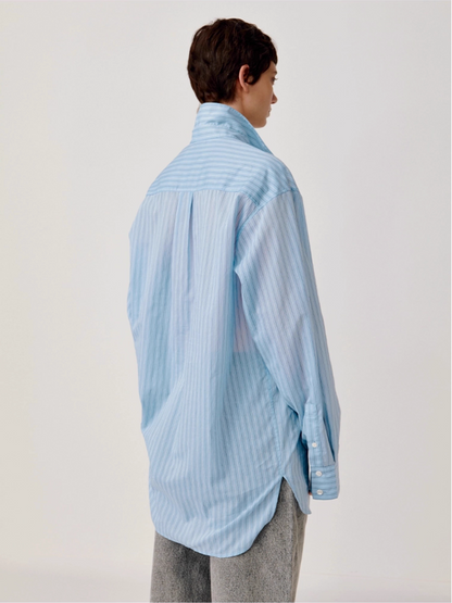 STRIPED RELAX SHIRT
